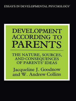 cover image of Development According to Parents